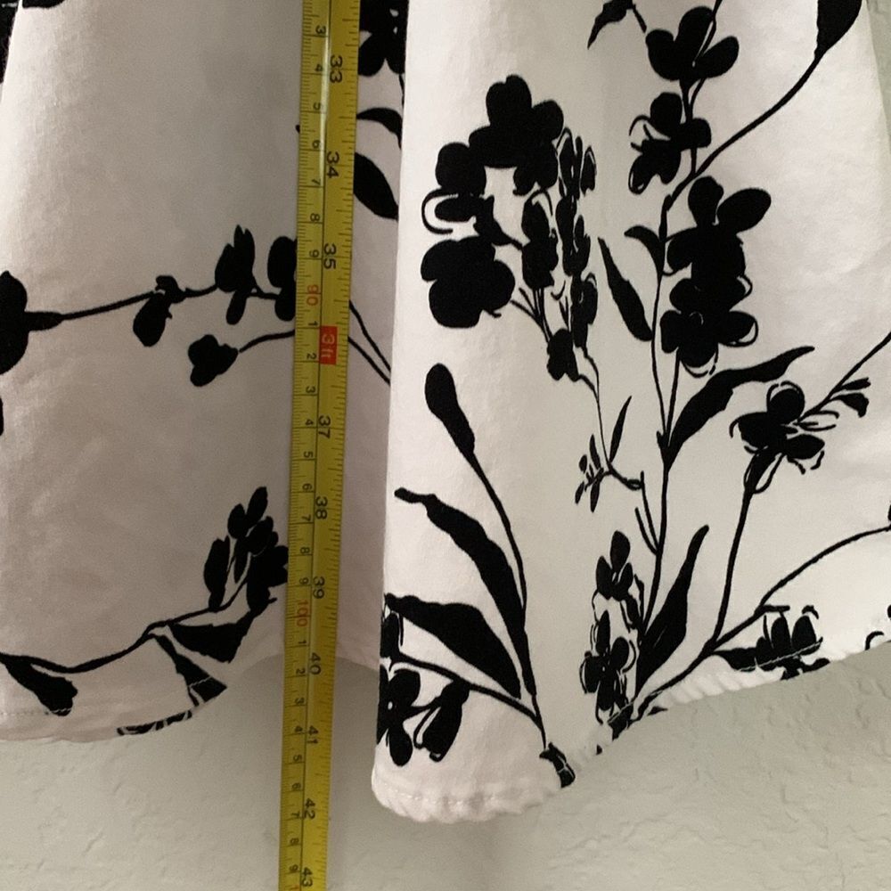 Grace Karin Black White Sleeveless A-Line Midi Dress Size 2XL - Picture 6 of 9